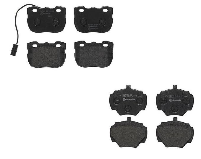 Land Rover Brakes Kit Brembo Pads Front and Rear (LowMet) STC9190